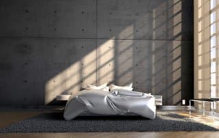 Schlafzimmer mit Bett